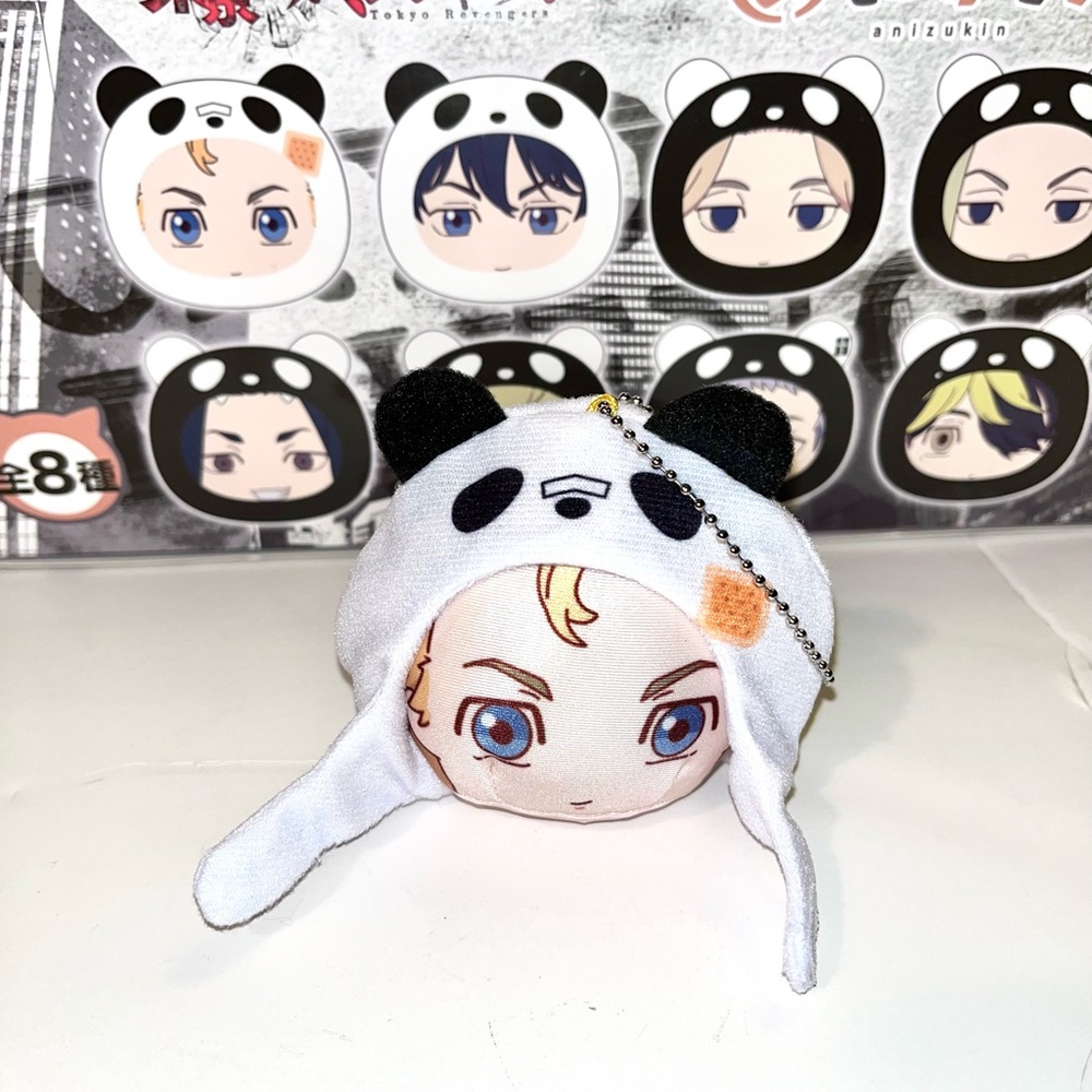 Tokyo Revengers Takemichi Anizukin panda plush keychain